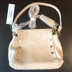Hammitt NWT Bryant Med. Speckle Glaze cream purse.